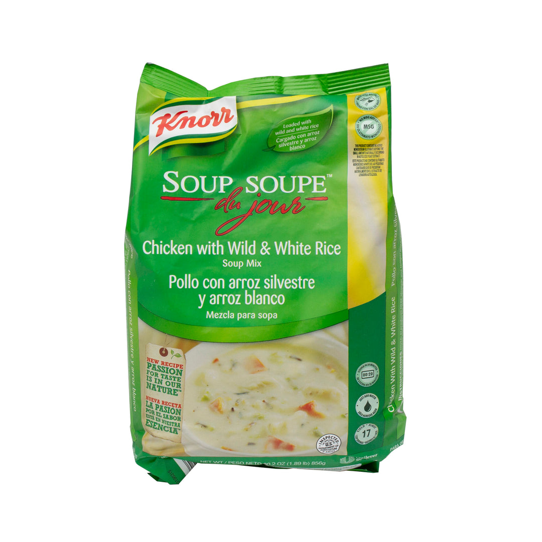 Knorr Soup Du Jour Chicken With Wild And White Rice Mix-30.2 oz.-4/Case
