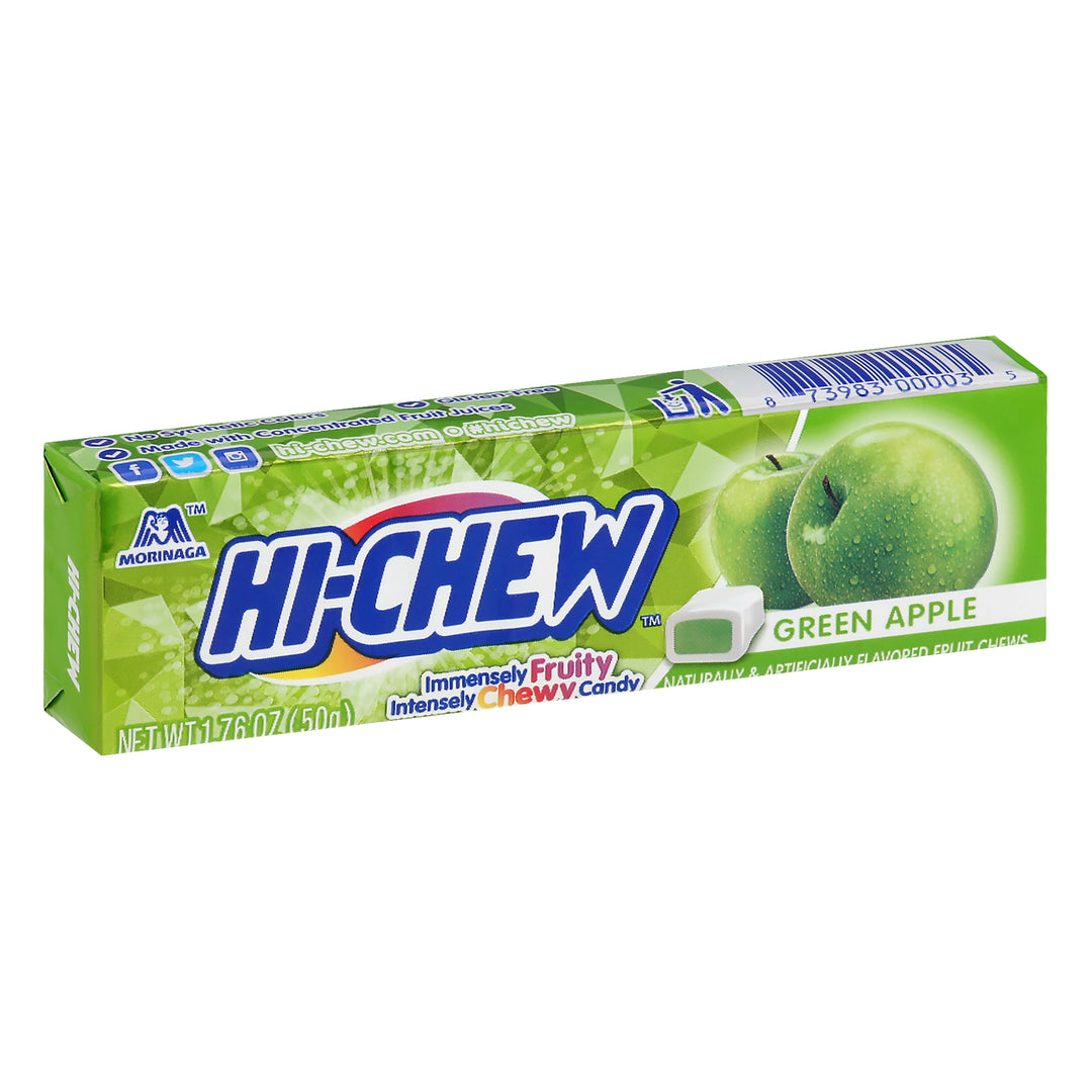 Hi-Chew Green Apple Stick Master Case-1.76 oz.-15/Box-12/Case
