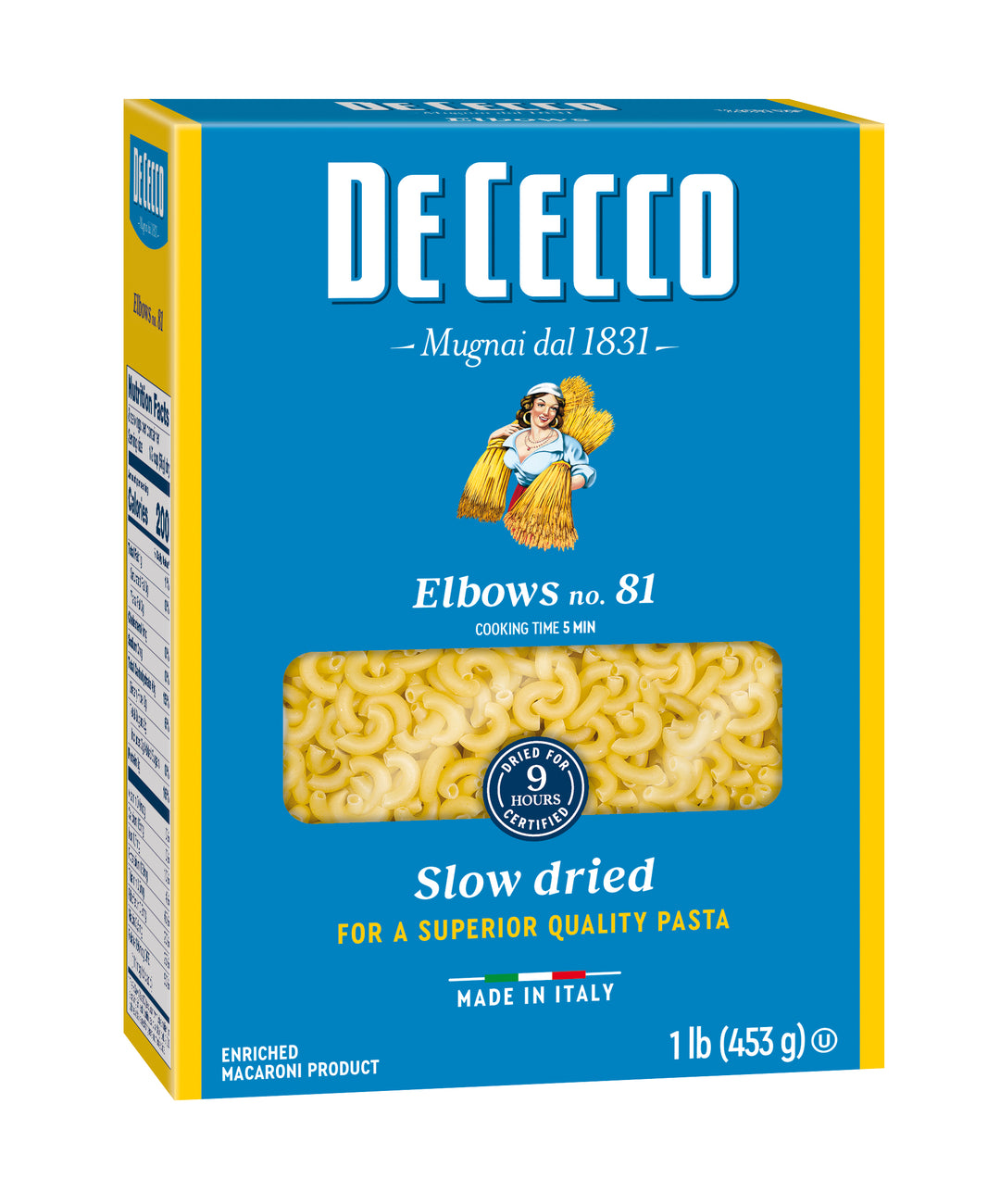 De Cecco No. 81 Elbows-1 lb.-20/Case