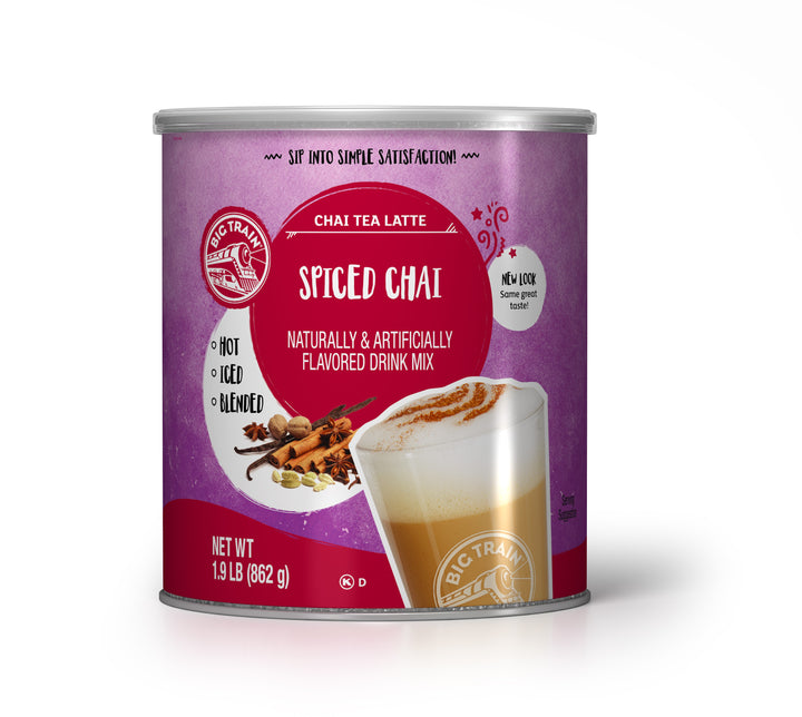 Big Train Spiced Chai Tea Latte Mix-1.9 lb.-6/Case