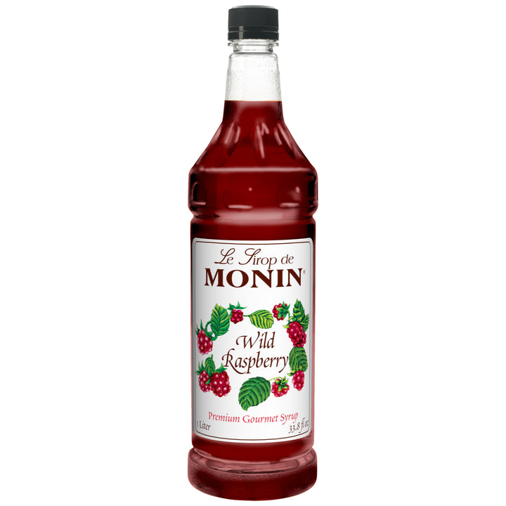 Monin Wild Raspberry Syrup-1 Liter-4/Case