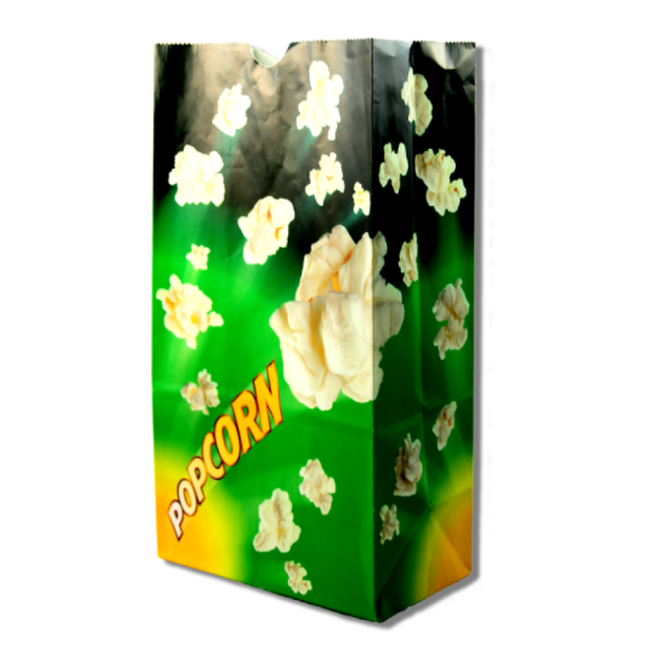 Great Western Popcorn Bags 130 oz.-500 Each-1/Case