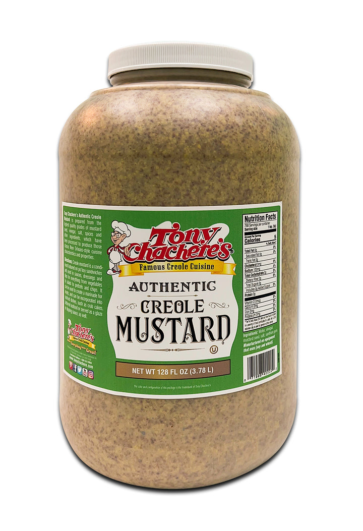 Tony Chachere's Creole Foods Creole Mustard Bulk-128 fl. oz.-4/Case