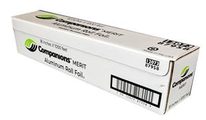 Companions Merit Unipro 18 Inch X 1000 Feet Standard Foil Roll-1 Piece-1/Case