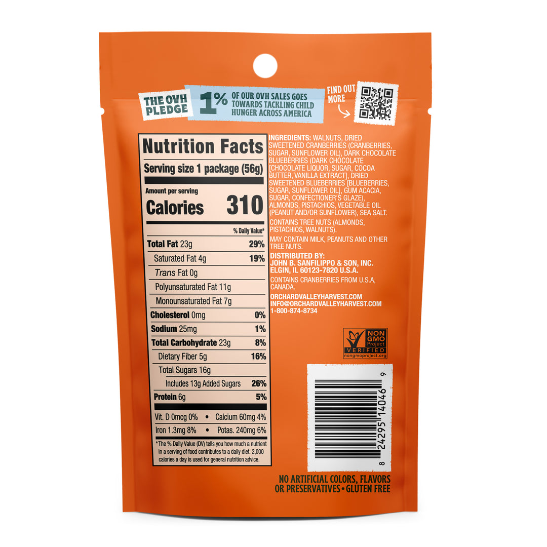 Orchard Valley Harvest Omega-3 Mix-2 oz.-14/Case