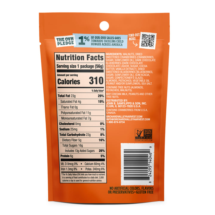 Orchard Valley Harvest Omega-3 Mix-2 oz.-14/Case