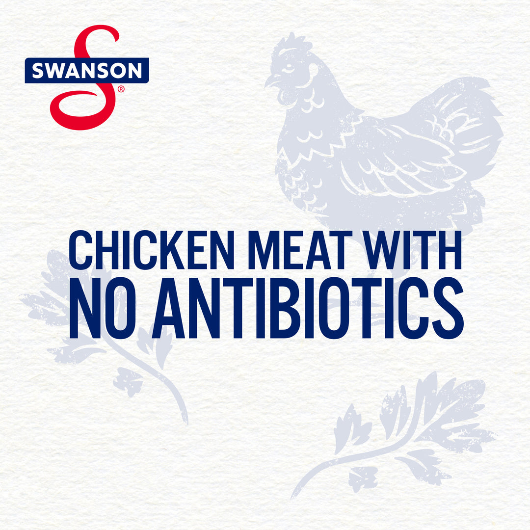 Swanson Fully Cooked White Chunks Chicken Pouch-2.6 oz.-12/Case