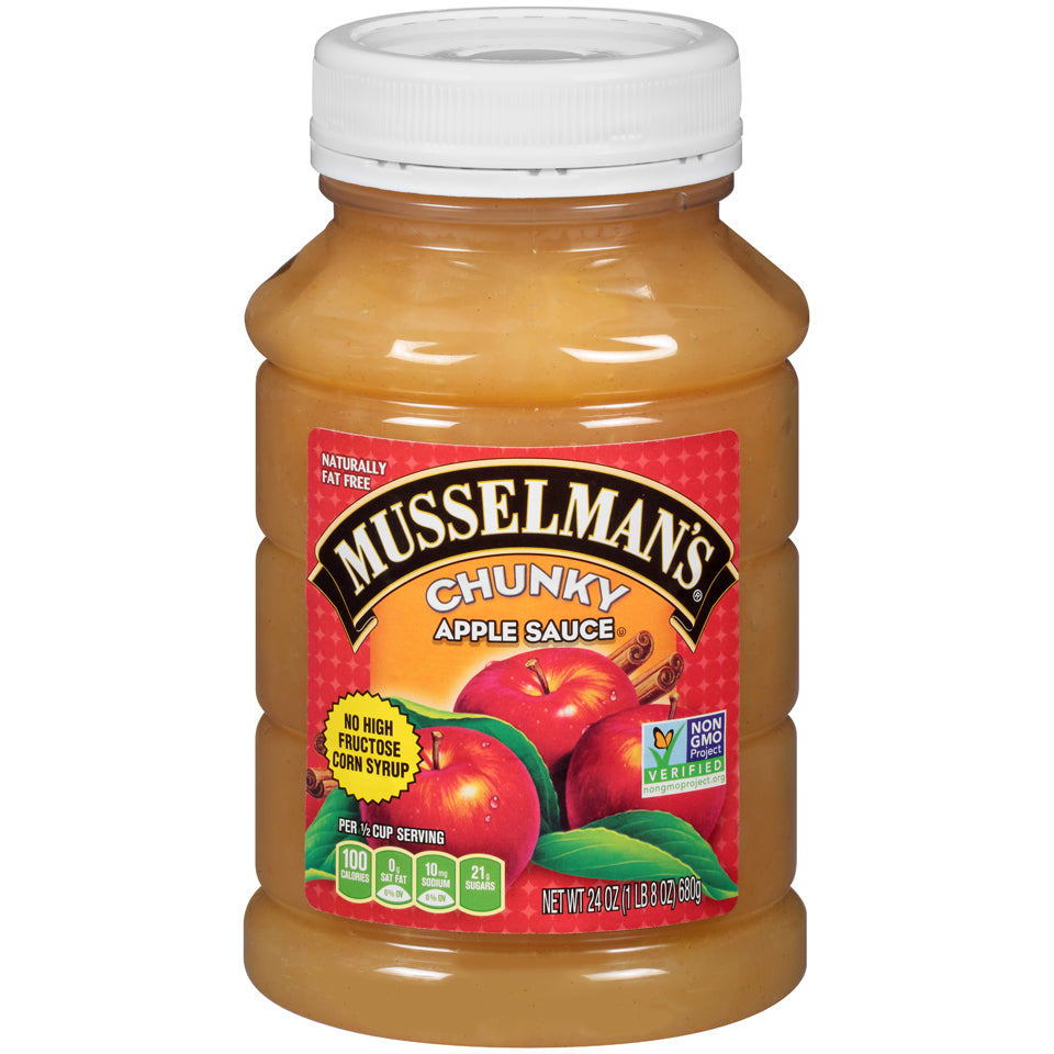 Musselman's Sweetened Chunky Applesauce-24 oz.-12/Case
