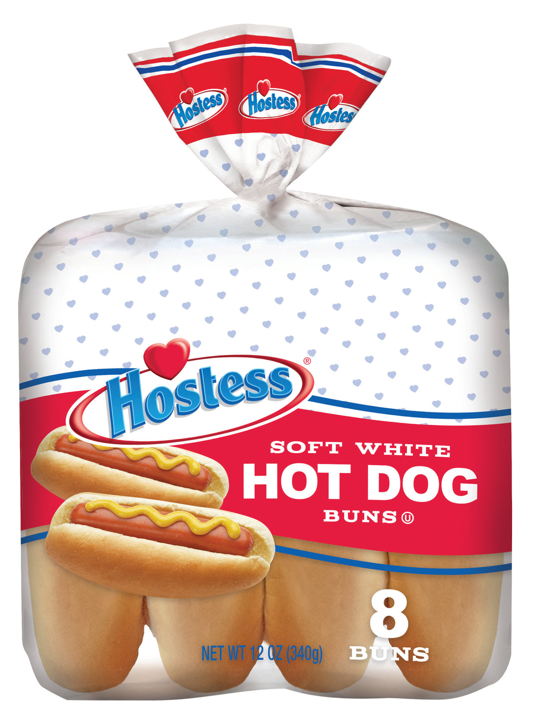 Hostess Hot Dog Buns Fresh-12 oz.-4/Case