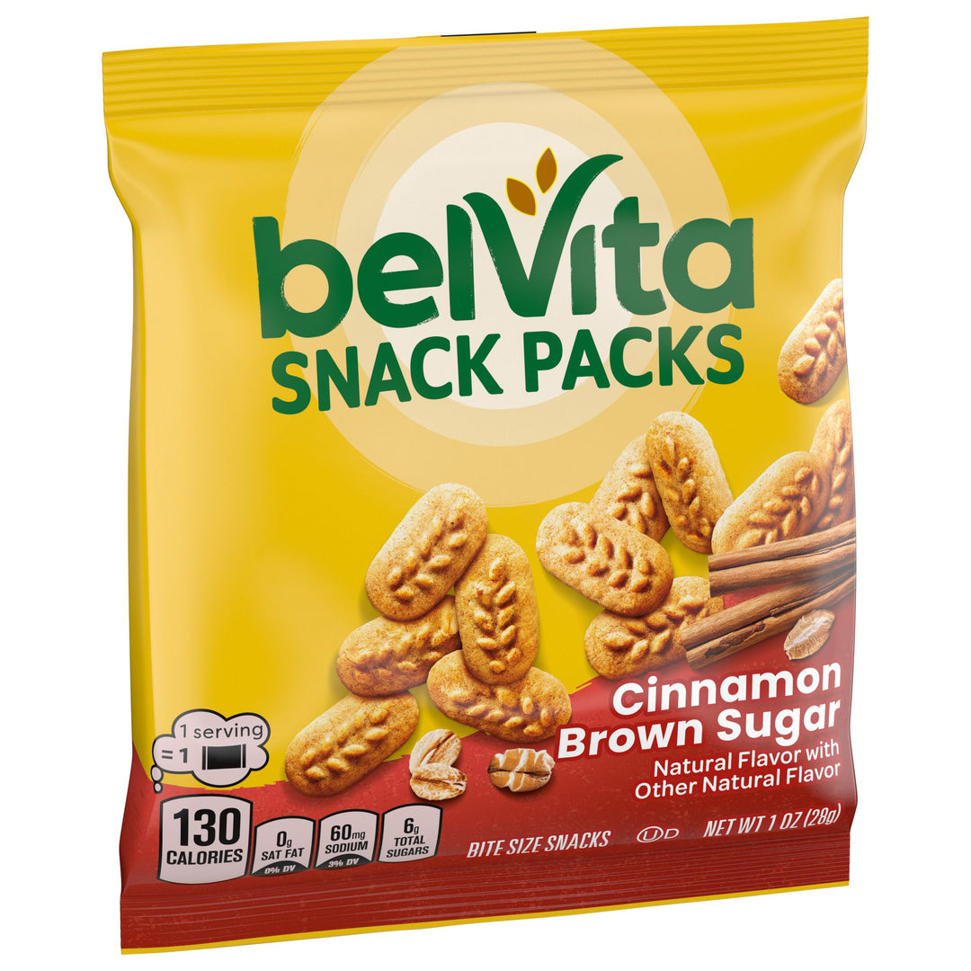 Belvita Cinnamon Brown Sugar Crackers-1 oz.-120/Case