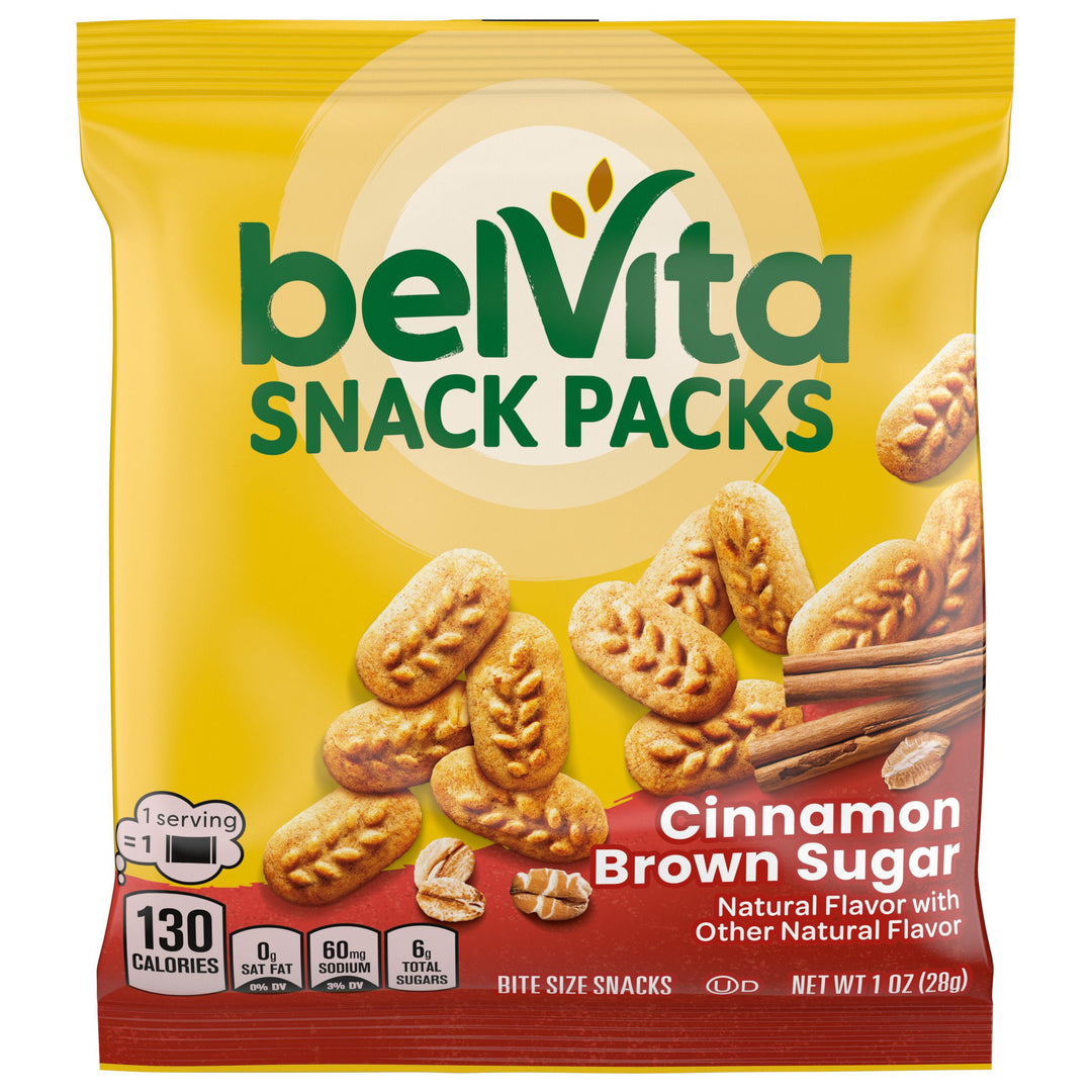 Belvita Cinnamon Brown Sugar Crackers-1 oz.-120/Case