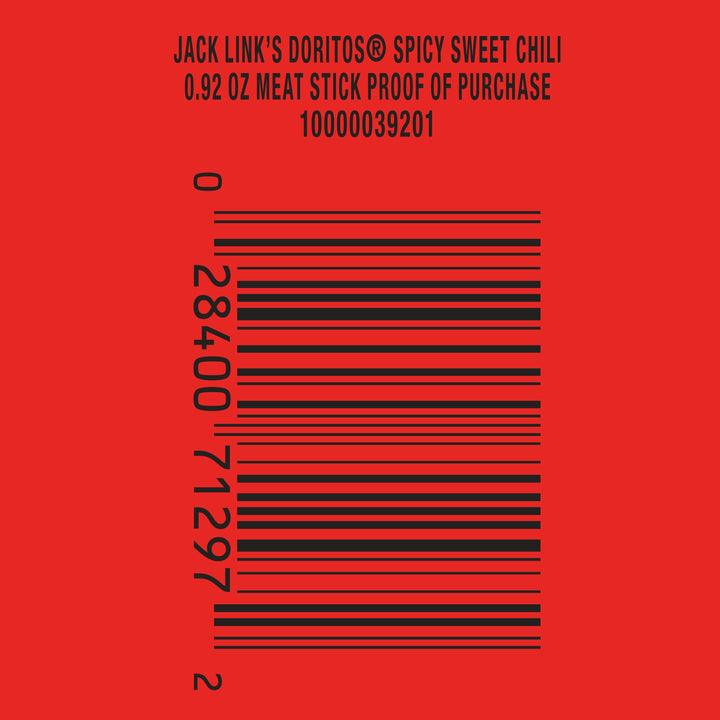 Jack Link's Flavored Meat Stick Doritos Spicy Sweet Chilli-0.92 oz.-120/Case