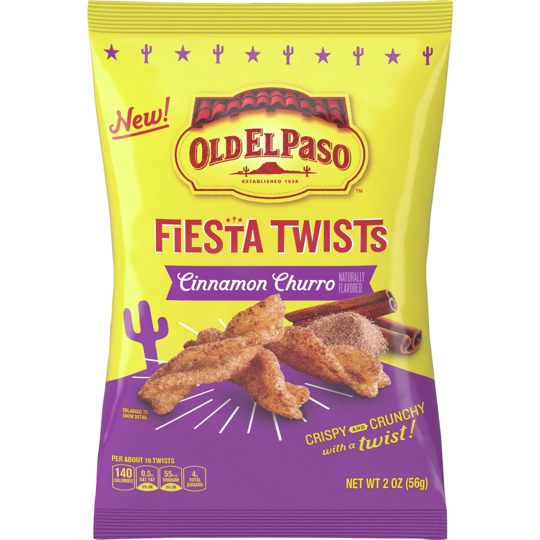 Old El Paso Cinnamon Churro Fiesta Twists-2 oz.-6/Case