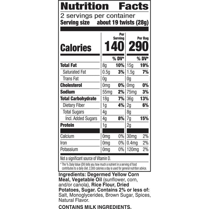 Old El Paso Cinnamon Churro Fiesta Twists-2 oz.-6/Case