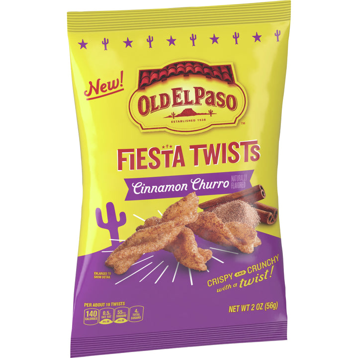Old El Paso Cinnamon Churro Fiesta Twists-2 oz.-6/Case