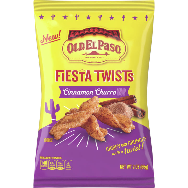 Old El Paso Cinnamon Churro Fiesta Twists-2 oz.-6/Case