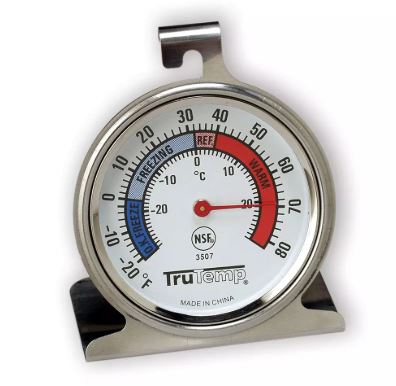 Taylor Refrigerator Freezer Thermometer-1 Each
