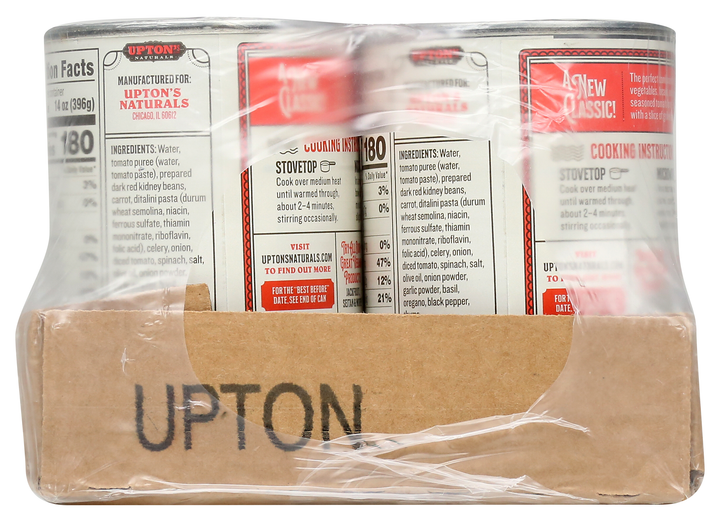 Upton's Naturals Minestrone Soup-14 oz.-8/Case