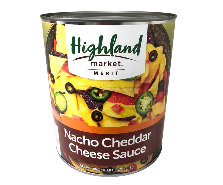 Highland Market Merit Nacho Cheese Sauce-106 oz.-6/Case