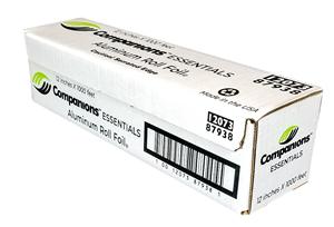 Companions Essentials Value 18 Inch X 1000 Feet Foil Roll-1 Each-1/Case