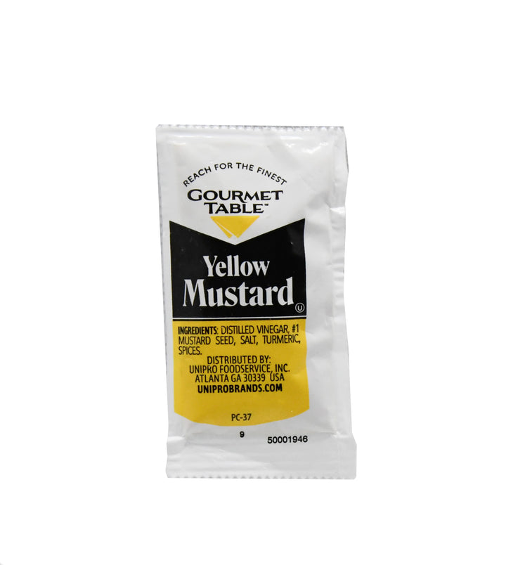 Gourmet Table Table Mustard Single Serve-4.5 Gram-500/Case