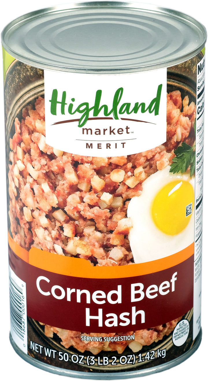 Highland Market Merit Corned Beef Hash-50 oz.-12/Case