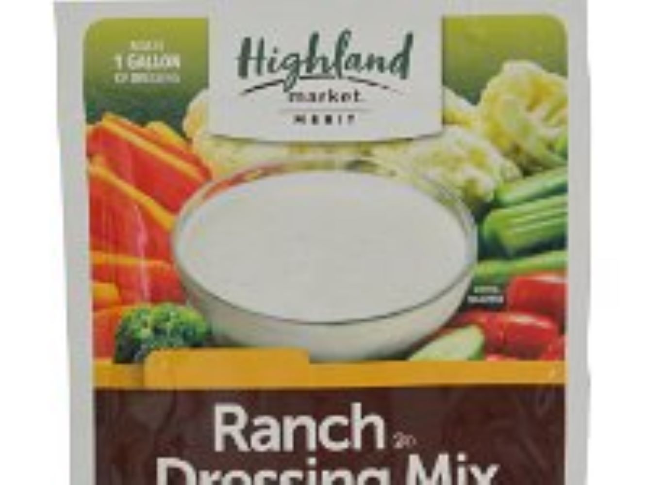Highland Market Merit Ranch Packets Dressing Mix-3.2 oz.-18/Case MPN ...