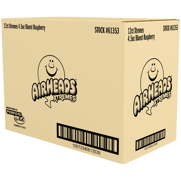 Airheads Xtremes Sweetly Candy Belts Peg Bag-4.5 oz.-12/Case