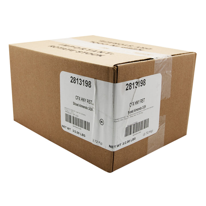 Chef Xpress Honey Roast Almonds Sliced-2 lbs.-3/Case