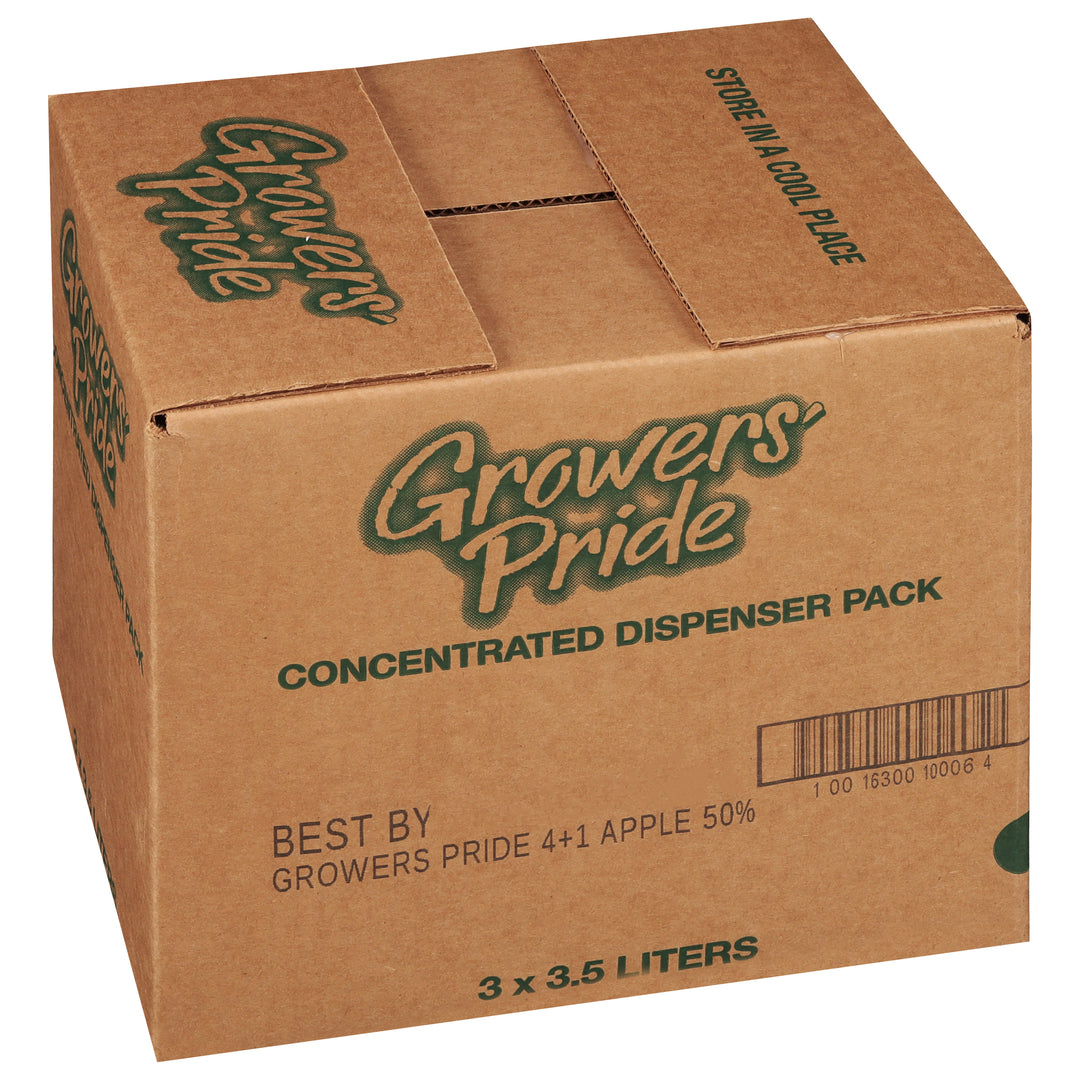 Growers Pride 4 1 Apple Beverage-3.5 L-3/Case