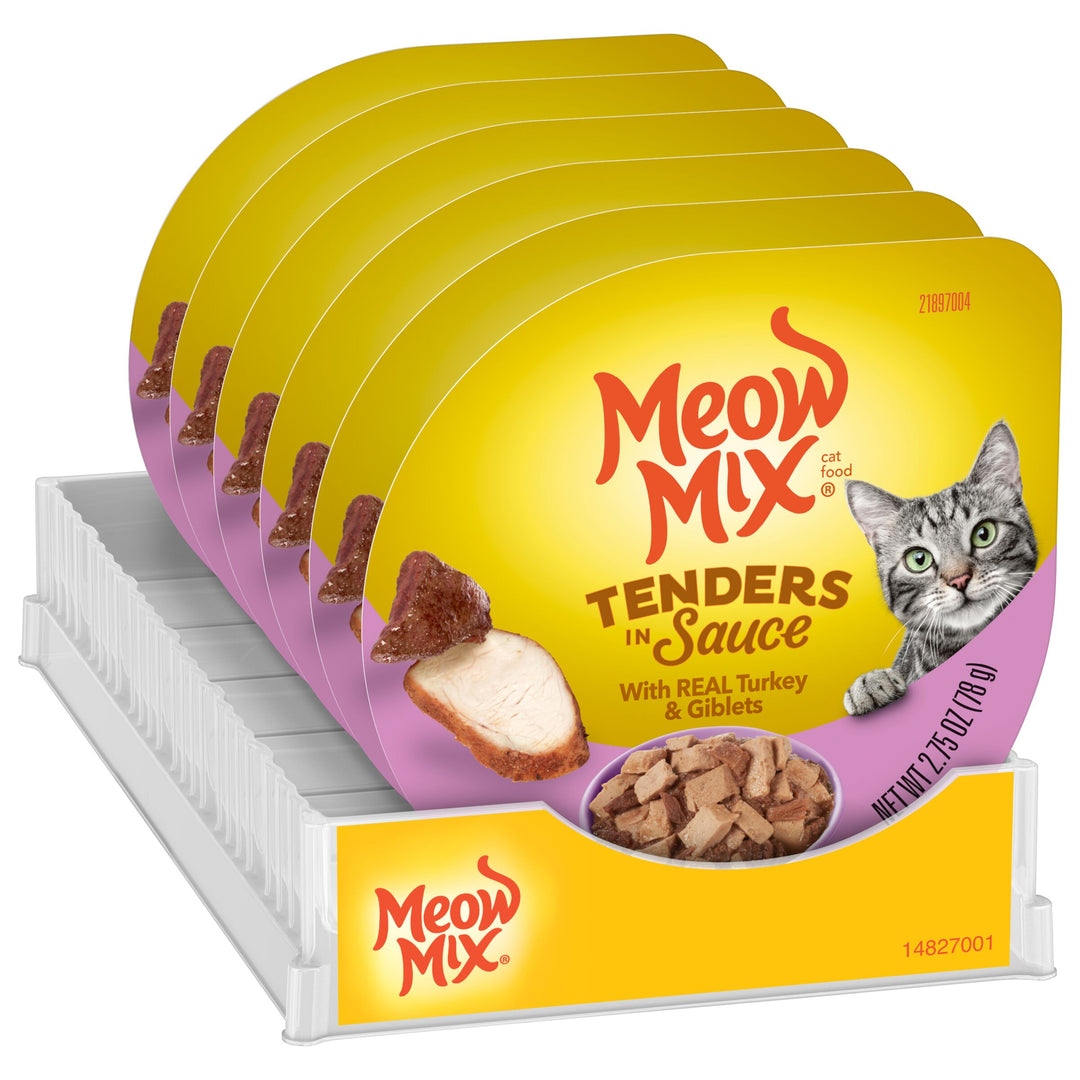 Meow Mix Tenderloins In Sauce Turkey And Giblets-2.75 oz.-12/Case
