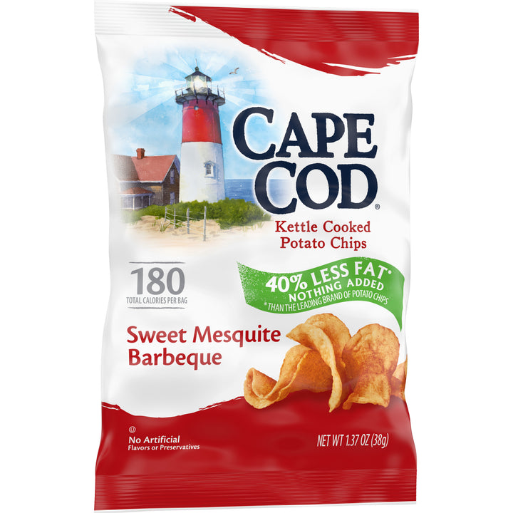 Cape Cod Mesquite Bbq Kettle Chips-1.37 oz.-56/Case