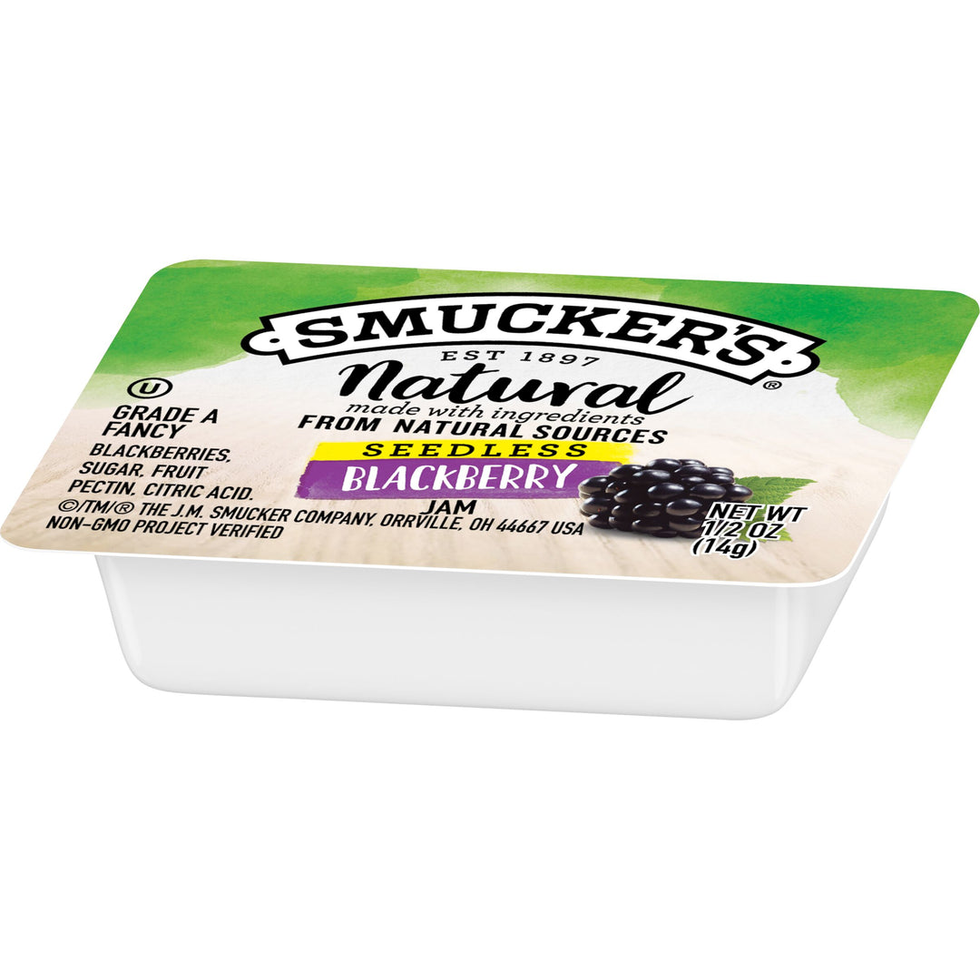 Smuckers Natural Blackberry Jam-0.5 oz.-200/Case