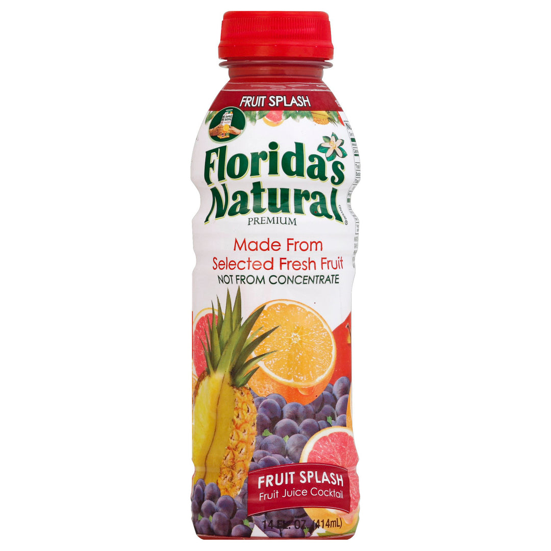 Florida's Natural Premium Not From Concentrate Fruit Splash-14 fl. oz.-12/Case