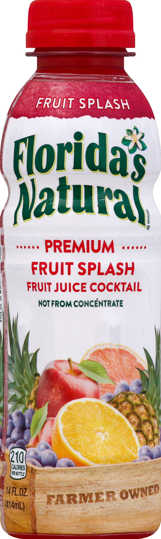 Florida's Natural Premium Not From Concentrate Fruit Splash-14 fl. oz.-12/Case
