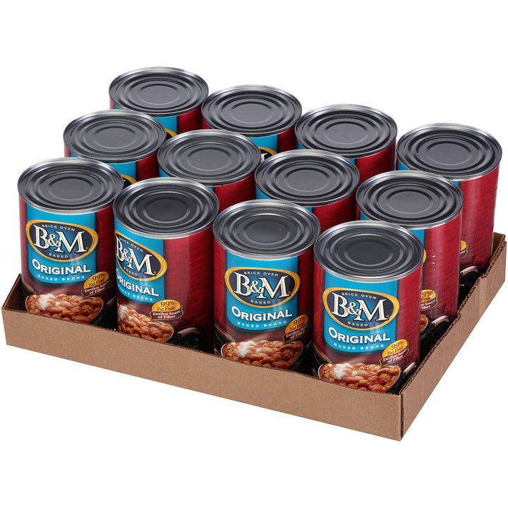 B&M Bean Bright And Mellow Baked-28 oz.-12/Case