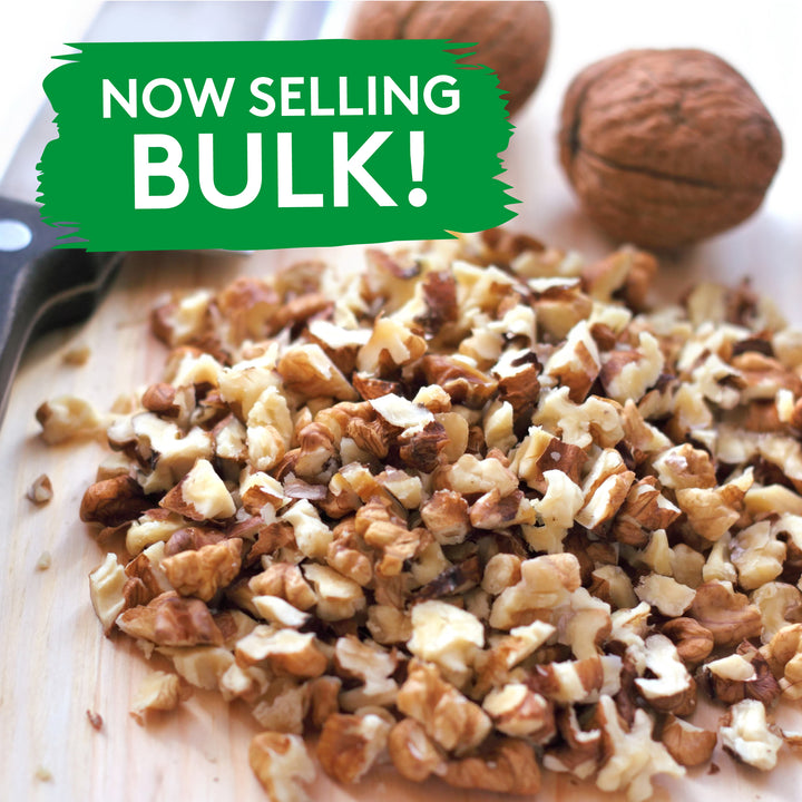 Snak Club Walnut Halves & Pieces;Raw-32 oz.-3/Case