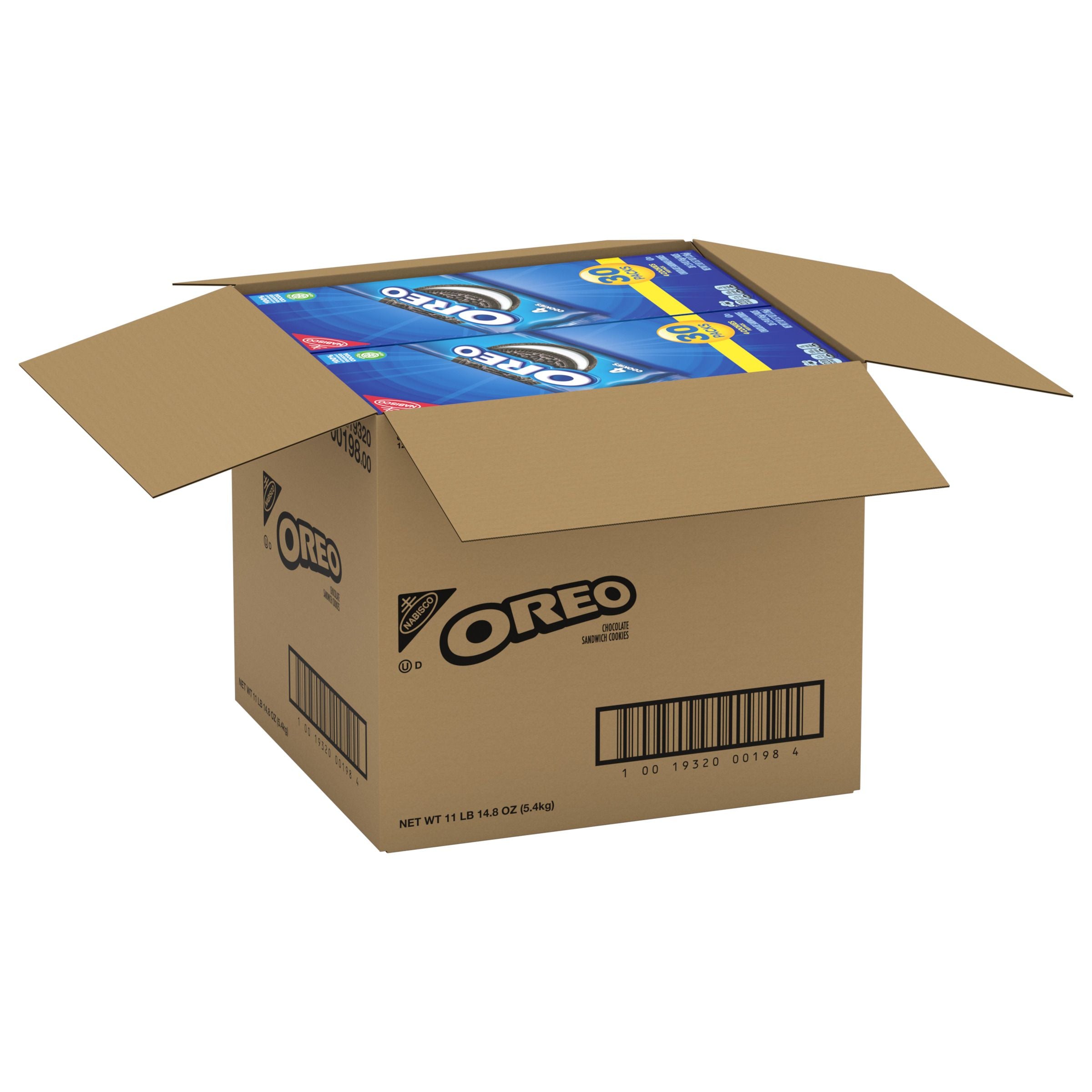 Normal Oreo Box Oreo Single Serve Cookie-1.59 oz.-30/Box-4/Case MPN# 00198 – Round Eye ...