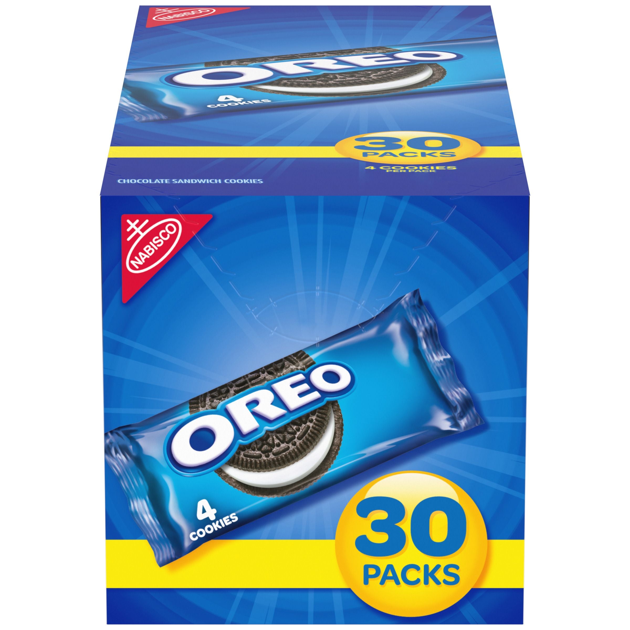 Oreo Single Serve Cookie-1.59 oz.-30/Box-4/Case MPN# 00198 – Round