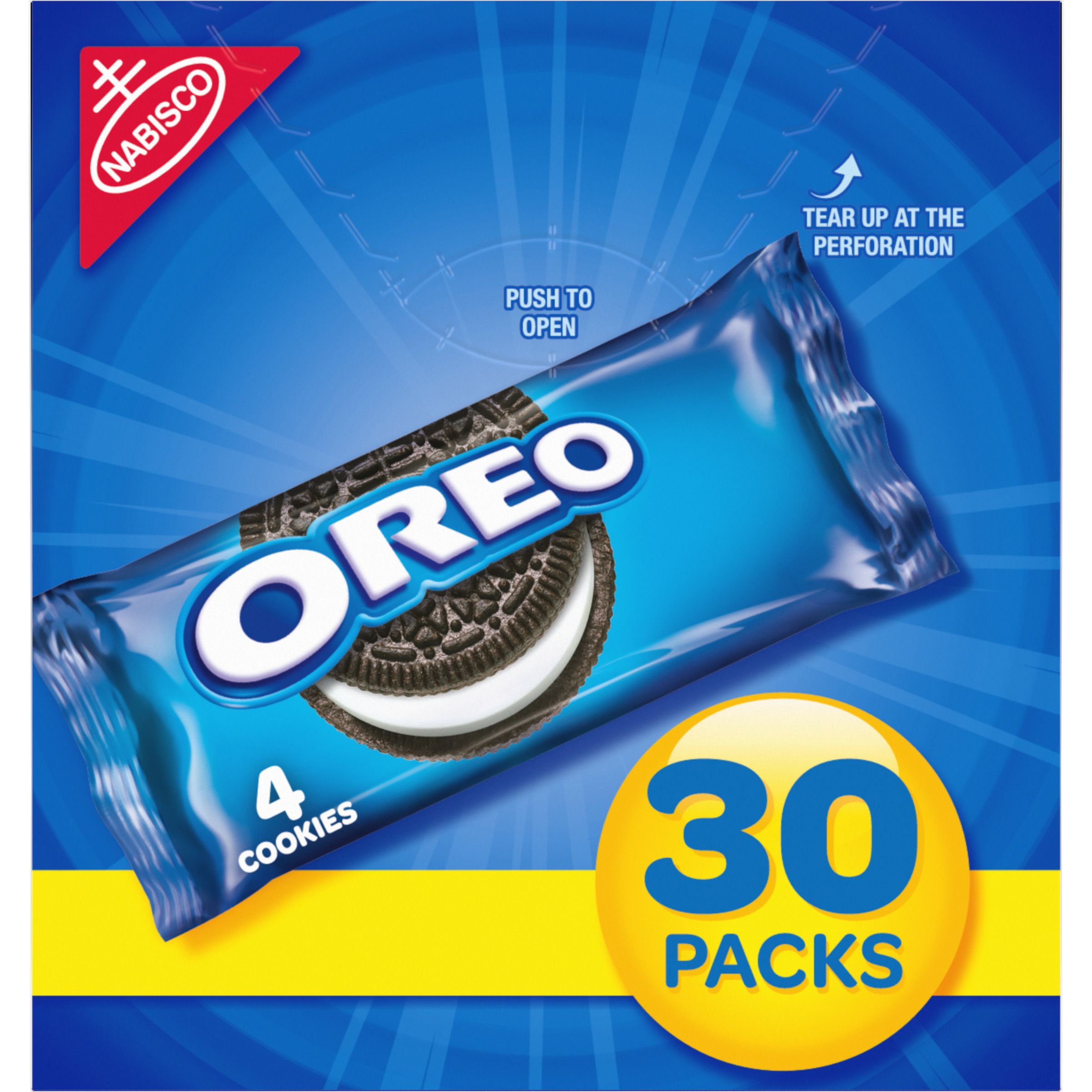 Oreo Single Serve Cookie-1.59 oz.-30/Box-4/Case MPN# 00198 – Round