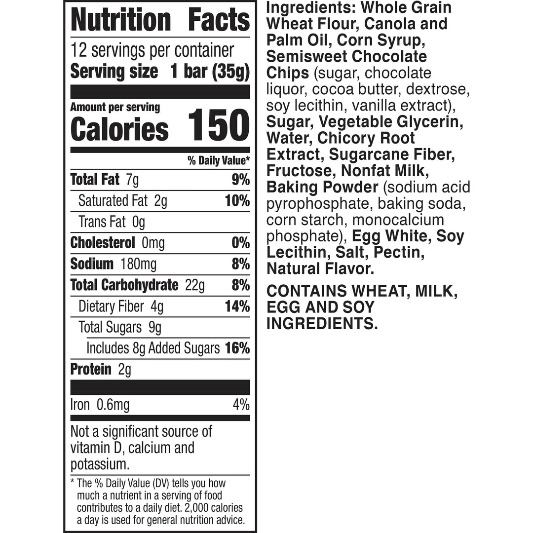 Nature Valley Soft-Baked Chocolate Chip Muffin Bars-1.24 oz.-12/Box-4/Case