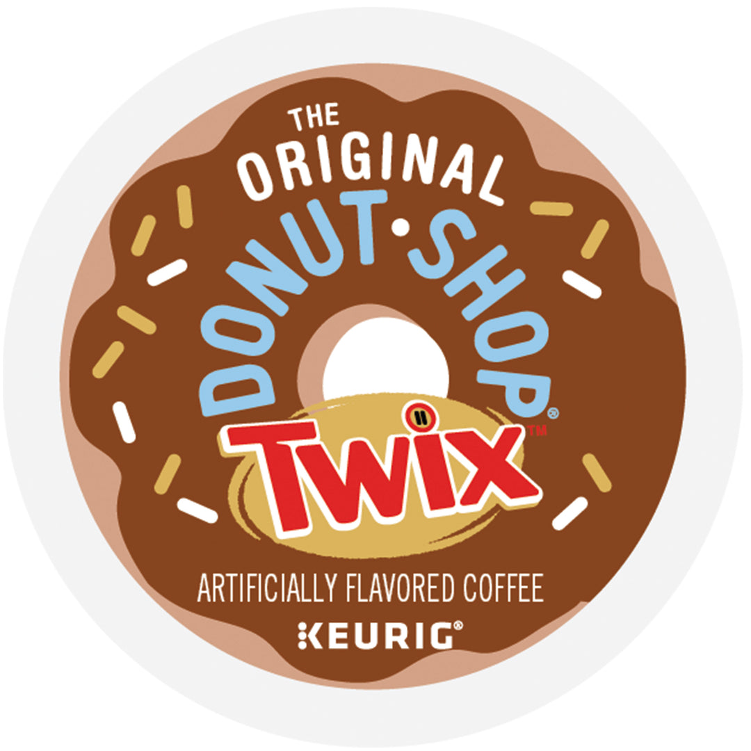 Donut Shop Single Serve K-Cup Coffee Pods-Twix-12 Count-6/Case