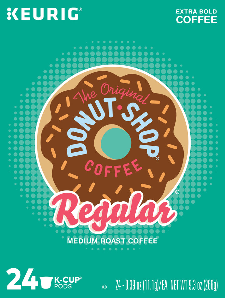 Donut Shop Coffee K-Cup Pod Regular-24 Count-4/Case