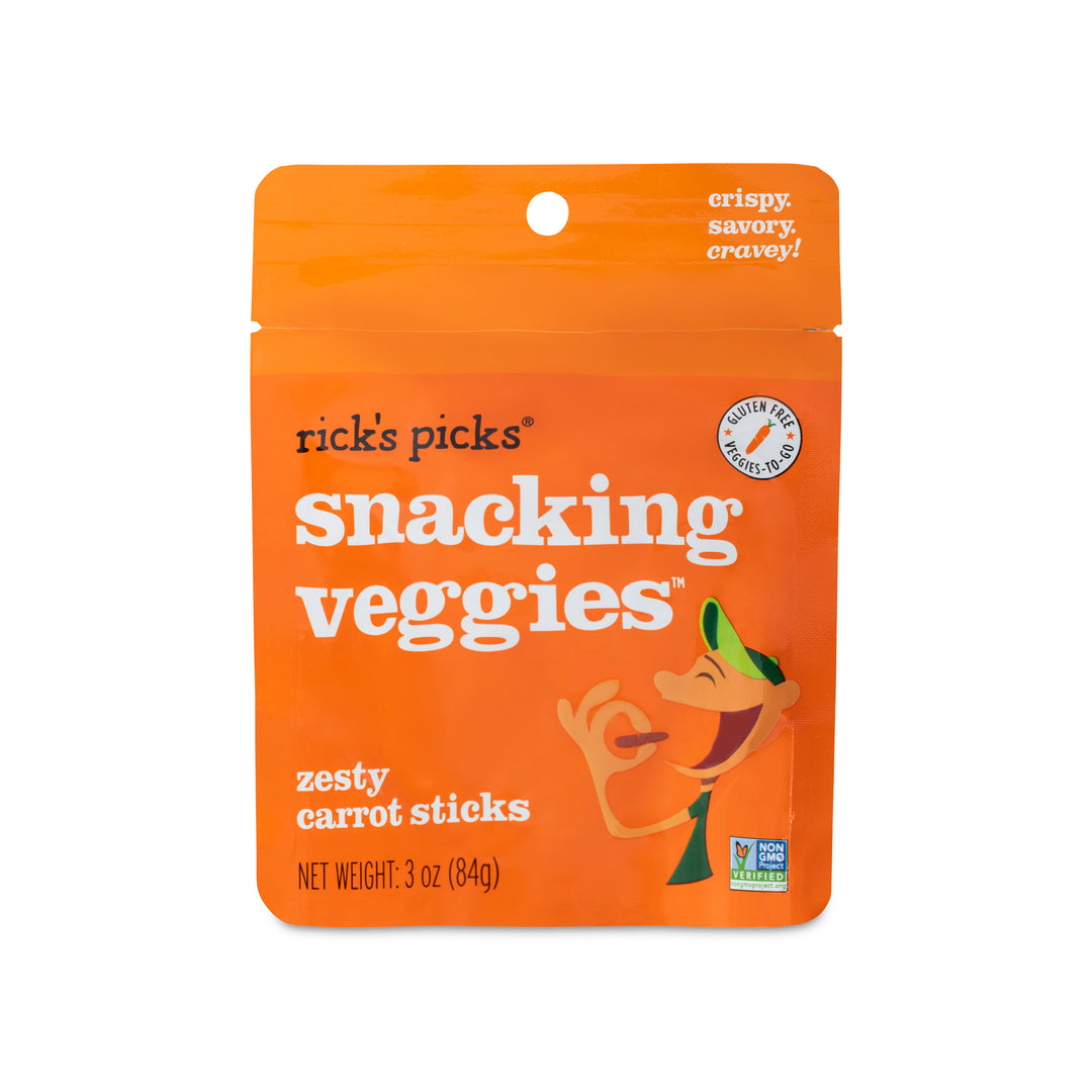Ricks Picks Zesty Carrot Snacking Veggies-3 oz.-10/Case