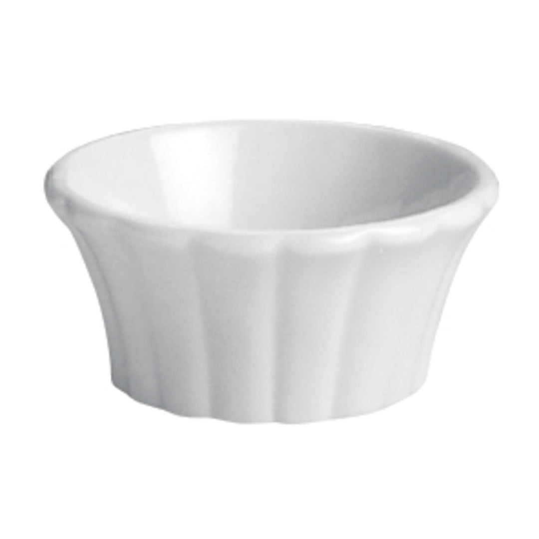 Hall China Flared Ramekin 2 3/8 In X 1 1/4 In (1 Oz) White-6 Dozen-1/Case