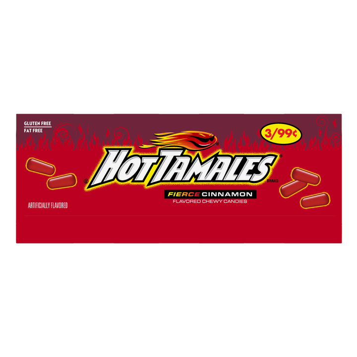 Hot Tamales Candy-0.78 oz.-24/Box-16/Case