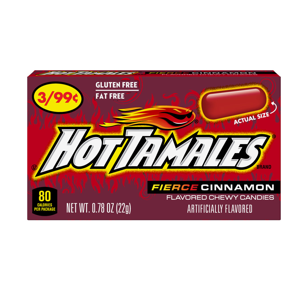 Hot Tamales Candy-0.78 oz.-24/Box-16/Case