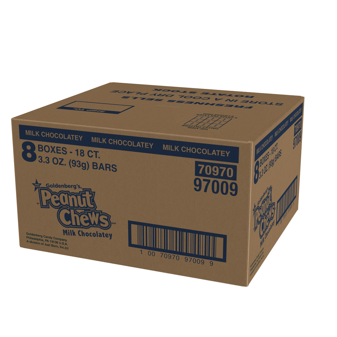 Peanut Chews Milk Chocolate-3.3 oz.-18/Box-8/Case