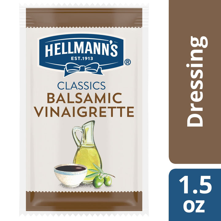 Hellmanns Classics Balsamic Portion Control Dressing Single Serve-1.5 oz.-102/Case