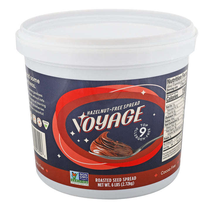 Voyage Foods Hazelnut-Free Spread Tub-6 lbs.-2/Case